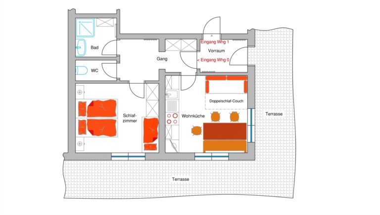 Wohnungsplan TOP 0