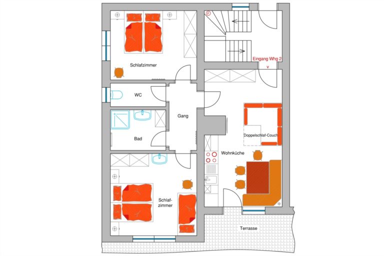 Wohnungsplan TOP 2