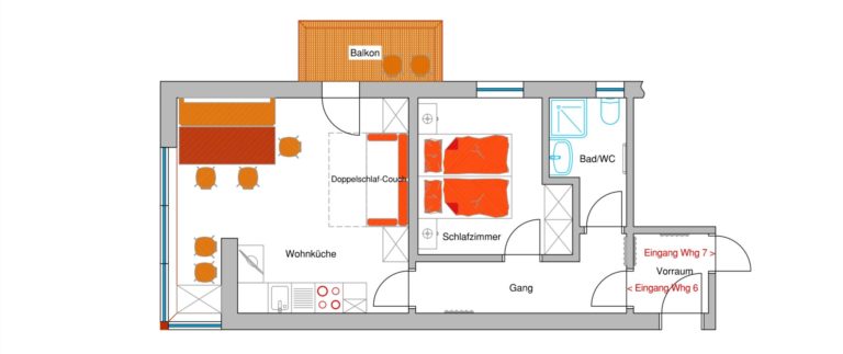 Wohnungsplan TOP 6