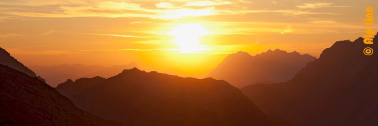 Morgensonne in den Kitzbüheler Alpen