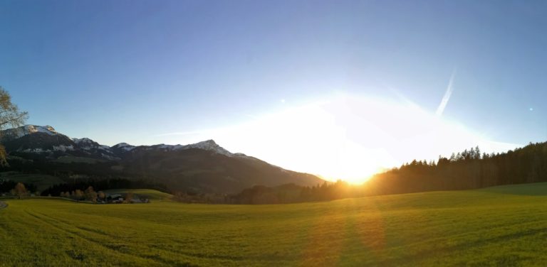 Sonnenuntergangpanorama